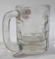 Vintage A & W "the difference is delicious" Clear Glass 4 1/4" Tall Heavy Glass Root Beer Mug