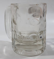 Vintage A & W "the difference is delicious" Clear Glass 4 1/4" Tall Heavy Glass Root Beer Mug