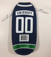 Smirnoff Vodka Vancouver Canucks NHL Ice Hockey Themed Hockey Skate Style Lace Up Beer Bottle Koozie