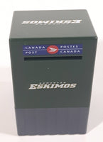 Canada Post Edmonton Eskimos CFL Football Team Miniature Small 3" Tall Canada Post Mail Box Shaped Coin Bank Sports Collectible