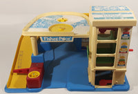 Vintage Fisher Price Little People Parking Garage Parkade Play Set