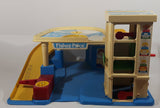 Vintage Fisher Price Little People Parking Garage Parkade Play Set