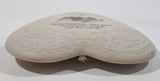 2001 Hearts & Flowers Inc The Heritage Heart Collection 5" x 5 1/2" Porcelain Heart Wall Hanging