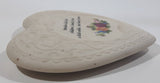2001 Hearts & Flowers Inc The Heritage Heart Collection 5" x 5 1/2" Porcelain Heart Wall Hanging