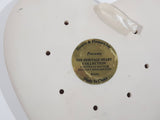 2001 Hearts & Flowers Inc The Heritage Heart Collection 5" x 5 1/2" Porcelain Heart Wall Hanging