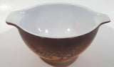 Vintage Pyrex 441 Old Orchard Brown 1 1/2 Pt Nesting Mixing Bowl with Handles