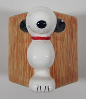 Peanuts Snoopy Laying On His Doghouse 5" Tall Ceramic Coin Bank