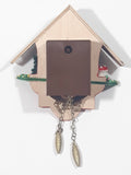 Vintage Bavarian Chalet Lodge Style Miniature Plastic Cuckoo Clock Made in Germany