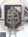 Vintage Bavarian Chalet Lodge Style Miniature Plastic Cuckoo Clock Made in Germany