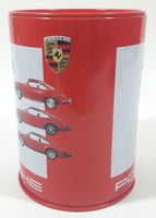 Porsche Classic 20 W 50 Motor Oil 4 1/2" Tall Red Tin Metal Can Coin Bank