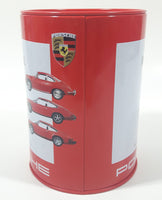 Porsche Classic 20 W 50 Motor Oil 4 1/2" Tall Red Tin Metal Can Coin Bank