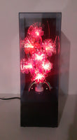 Vintage Fiber Optics Windup Musical Box Fiber Optics Flower Light 14 1/2" Tall