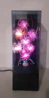 Vintage Fiber Optics Windup Musical Box Fiber Optics Flower Light 14 1/2" Tall