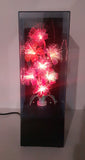 Vintage Fiber Optics Windup Musical Box Fiber Optics Flower Light 14 1/2" Tall