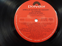 1974 Polydor Mireille Mathieu En Concert Au Canada 12" Vinyl Record Set of 2