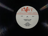 Kent Accordeon de Paris Music Of The French Cafe with Francois Chantal 12" Vinyl Record