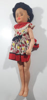 Vintage Reliable 17" Tall Rubber Toy Doll with Opening and Closing Eyes