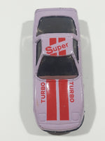 Unknown Brand "Super Turbo" Light Purple Die Cast Toy Car Vehicle