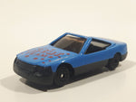 Golden Wheels Star Team Corvette Convertible Blue Die Cast Toy Car Vehicle