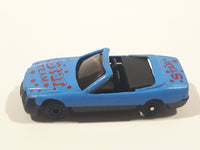 Golden Wheels Star Team Corvette Convertible Blue Die Cast Toy Car Vehicle