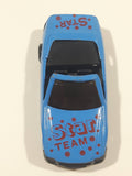 Golden Wheels Star Team Corvette Convertible Blue Die Cast Toy Car Vehicle