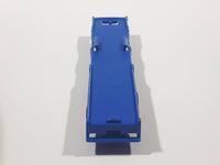 Semi Trailer Blue Plastic Die Cast Toy Car Vehicle Broken Hitch