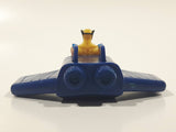 1996 McDonald's Marvel X-Men Wolverine Blue Plastic Toy Vehicle 3 1/4" Long