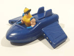 1996 McDonald's Marvel X-Men Wolverine Blue Plastic Toy Vehicle 3 1/4" Long