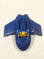 1996 McDonald's Marvel X-Men Wolverine Blue Plastic Toy Vehicle 3 1/4" Long