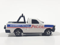 Unknown Brand 8073-B Police Highway Patrol Truck White Die Cast Toy Car Vehicle