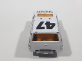 Vintage Yat Ming No. 1064 Chevy Blazer Sheriff Police #47 White Die Cast Toy Car Vehicle with Opening Doors