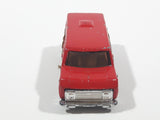 Vintage Unknown Brand Van Red Die Cast Toy Car Vehicle Made in Hong Kong