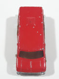 Vintage Unknown Brand Van Red Die Cast Toy Car Vehicle Made in Hong Kong