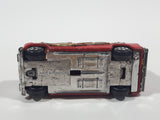 Vintage Unknown Brand Van Red Die Cast Toy Car Vehicle Made in Hong Kong