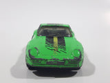 1996 1997 Matchbox Porsche 959 Fluorescent Green Die Cast Toy Car Vehicle