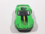 1996 1997 Matchbox Porsche 959 Fluorescent Green Die Cast Toy Car Vehicle