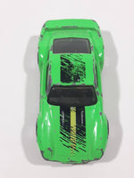 1996 1997 Matchbox Porsche 959 Fluorescent Green Die Cast Toy Car Vehicle