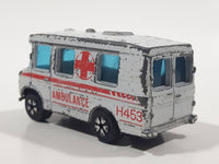 Vintage PlayArt Mercedes Benz Ambulance H453 White Die Cast Toy Car Vehicle Made in Hong Kong