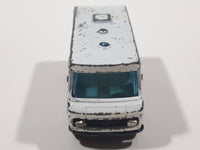 Vintage PlayArt Mercedes Benz Ambulance H453 White Die Cast Toy Car Vehicle Made in Hong Kong