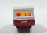 Vintage Majorette No. 325 Caravane Camper Traiper Red and White 1/70 Scale Die Cast Toy Car Vehicle with Opening Door