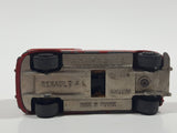 Vintage Majorette No. 230 Renault 4 L Fire Truck Red 1/55 Scale Die Cast Toy Car Vehicle