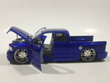 Jada Toys No. 50760-9 2003 Dodge Ram 1500 Pickup Truck Blue 1/24 Scale Die Cast Toy Car Vehicle Missing Parts