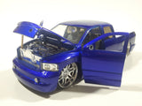 Jada Toys No. 50760-9 2003 Dodge Ram 1500 Pickup Truck Blue 1/24 Scale Die Cast Toy Car Vehicle Missing Parts