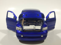 Jada Toys No. 50760-9 2003 Dodge Ram 1500 Pickup Truck Blue 1/24 Scale Die Cast Toy Car Vehicle Missing Parts