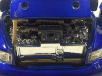 Jada Toys No. 50760-9 2003 Dodge Ram 1500 Pickup Truck Blue 1/24 Scale Die Cast Toy Car Vehicle Missing Parts