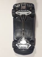 2003 Hot Wheels C6 Corvette Blue 1/18 Scale Die Cast Toy Car Vehicle with Opening Doors, Trunk, and Hood Missing Mirrors
