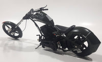 Joyride Studios OCC Orange County Choppers Comanche Motor Cycle United States Army Olive Green 1/10 Scale Die Cast Toy Vehicle