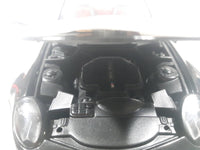 2000 Hot Wheels BMW Z8 Convertible Black 1/18 Scale Die Cast Toy Car Vehicle with Opening Hood and Doors Missing Mirrors