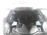 2000 Hot Wheels BMW Z8 Convertible Black 1/18 Scale Die Cast Toy Car Vehicle with Opening Hood and Doors Missing Mirrors