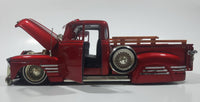 Jada Toys No. 50220-9 1951 Chevrolet Pickup Truck Red 1/24 Scale Die Cast Toy Car Vehicle Missing Parts
